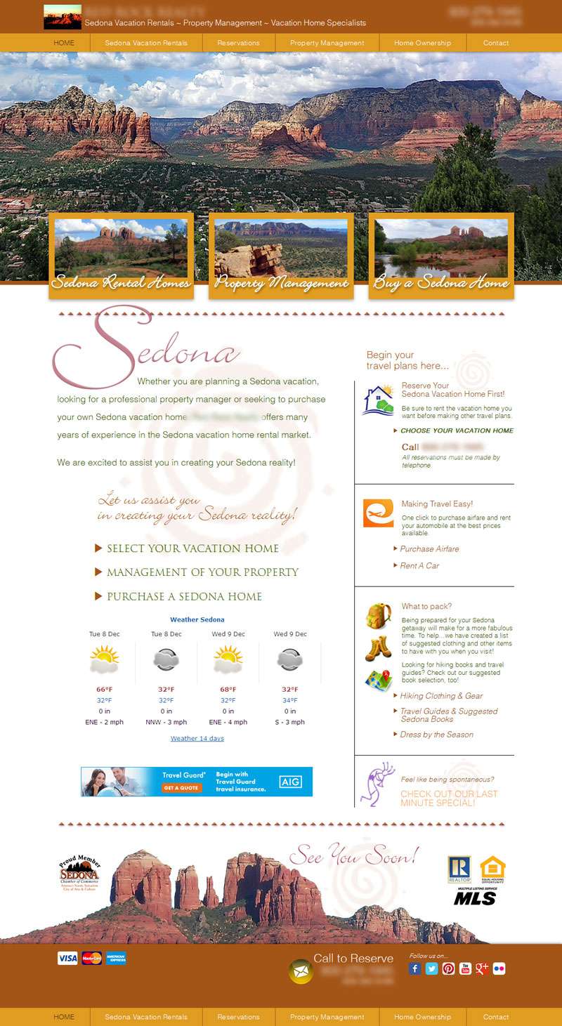Screenshot 1 for Real Estate Agency Website